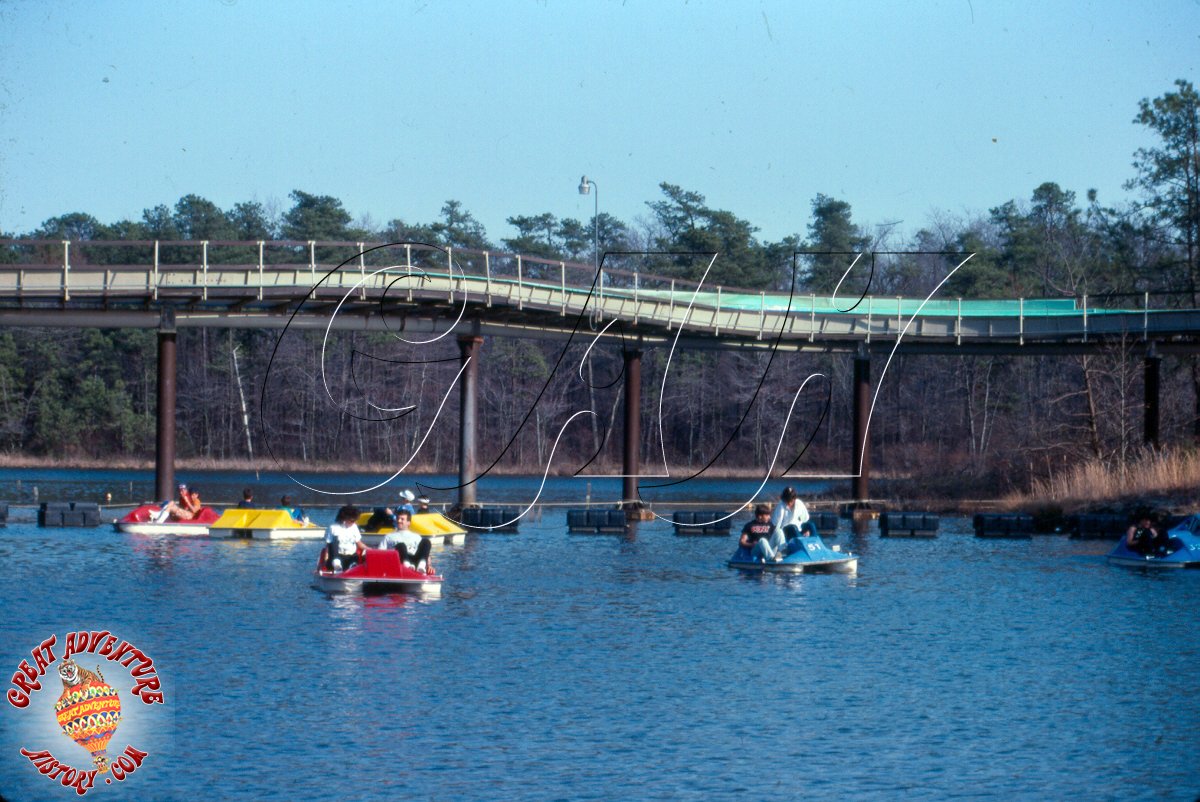 Paddle Boats At Six Flags Great Adventure